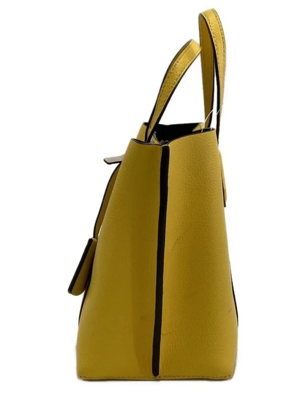 TORY BURCH Yellow Leather Handbag